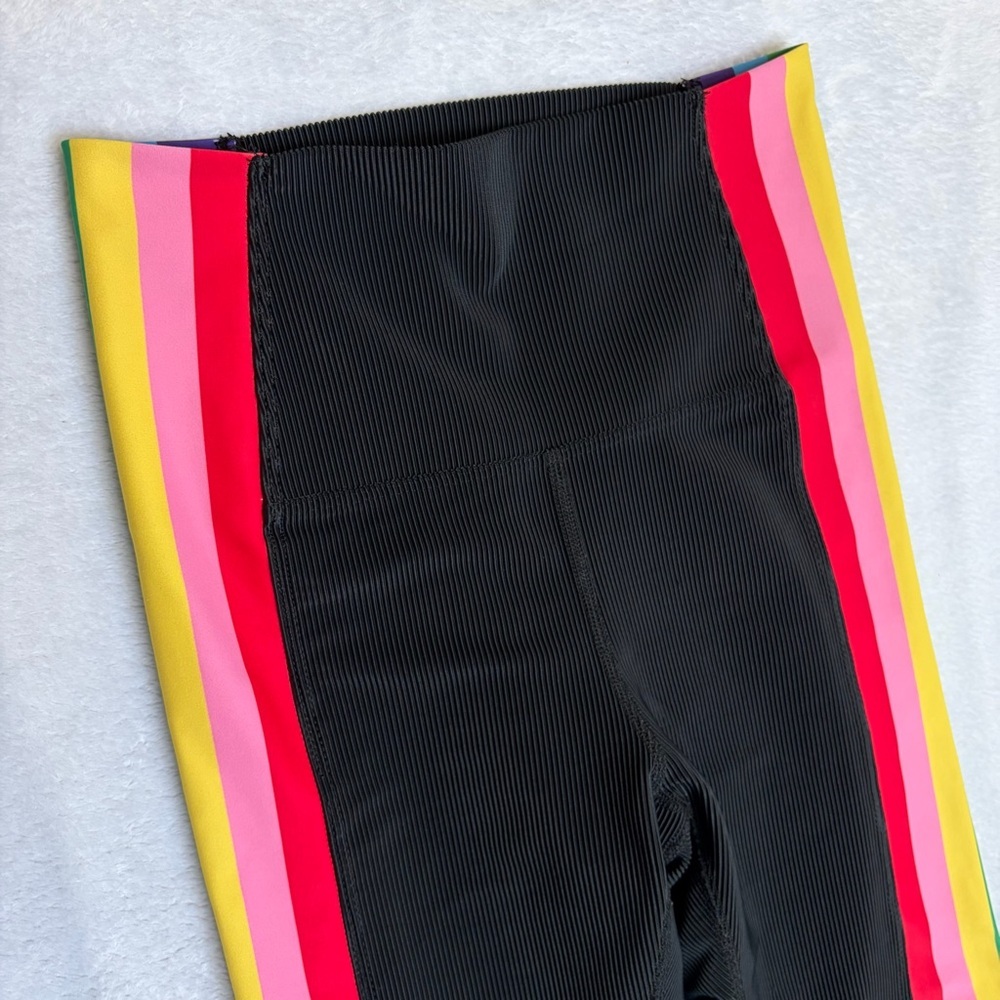 Beach Riot Megan Leggings Women Sz S Rainbow Proud Collection Pant EUC Pride - Picture 11 of 11